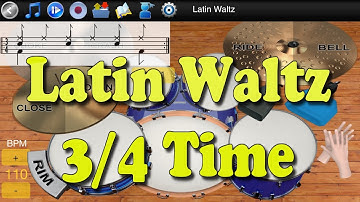 Latin Waltz 3/4 Time - Learn To Master Drums