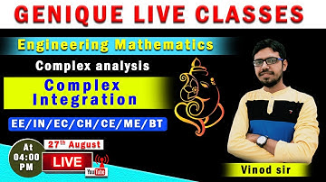 Engineering Mathematics II Complex Integration II GATE 2021 I I Live Session at 04:00 PM