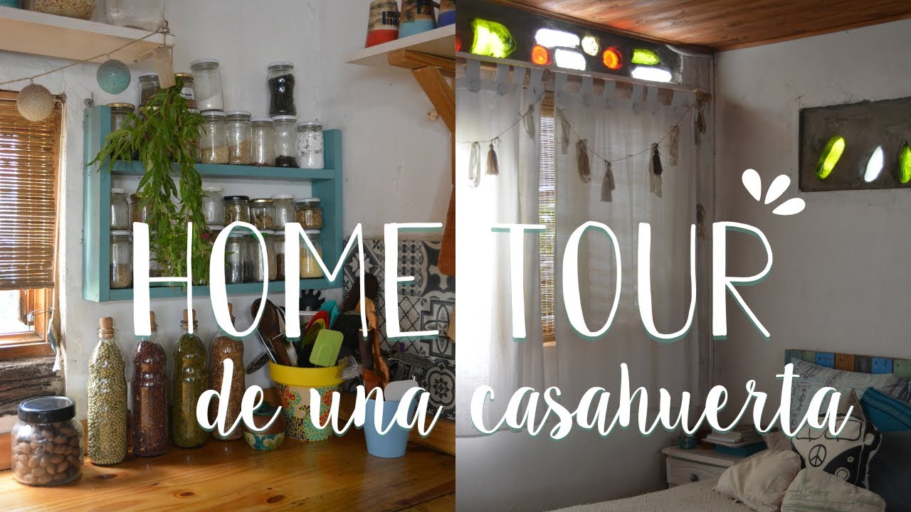Primer HOME TOUR de nuestra mini casa 🏡💚 | Vivimos en una CASAHUERTA de 40m2
