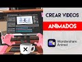 CREAR VIDEOS ANIMADOS ¡GRATIS &amp; PROFESIONALES! con VOZ | Wondershare Anireel 2021