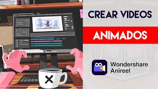 CREAR VIDEOS ANIMADOS ¡GRATIS \& PROFESIONALES! con VOZ | Wondershare Anireel 2021