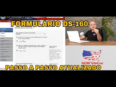 Vídeo: Como Preencher Um Formulário De Pedido De Visto Para Os EUA