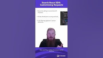 Sitecore Search React SDK - Customizing Requests #Shorts