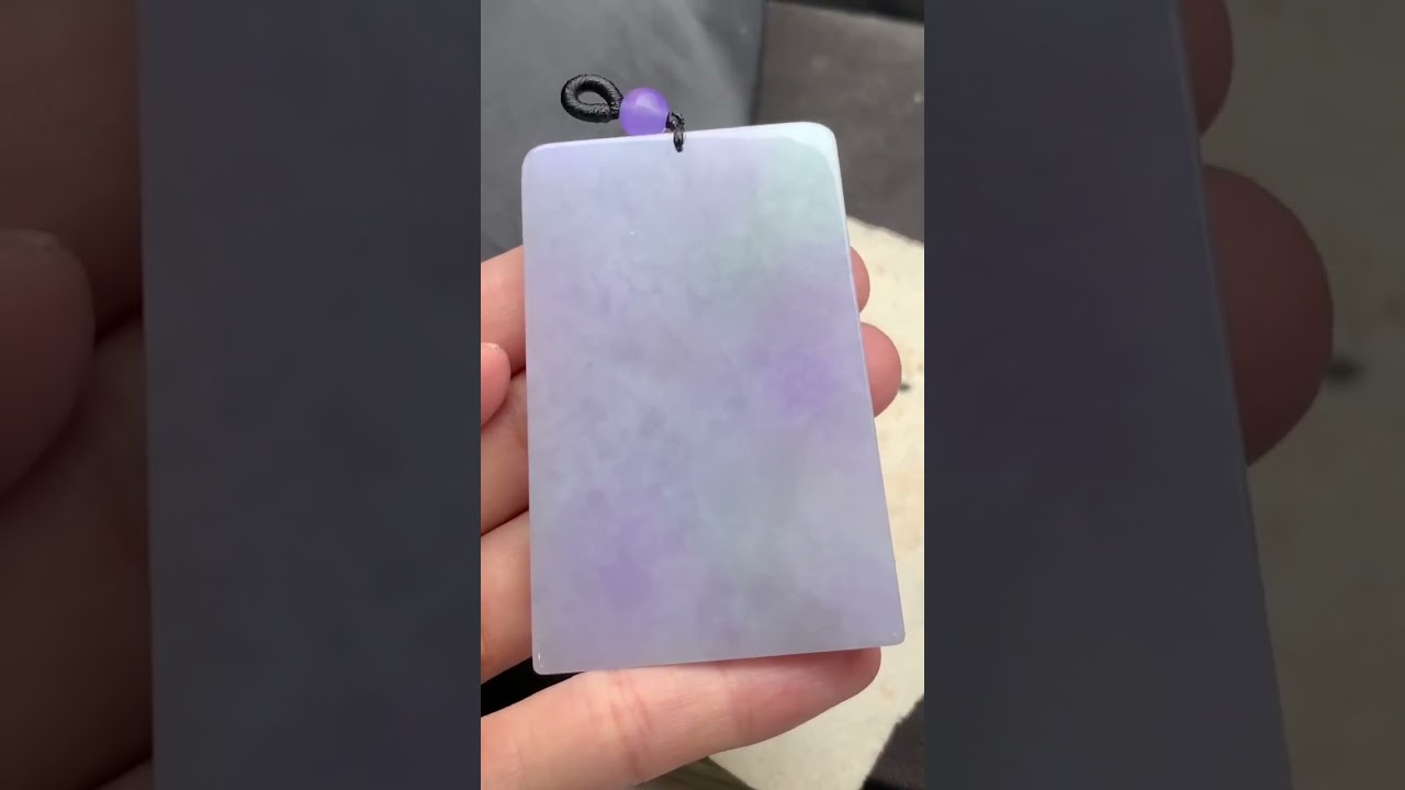 32045 翡翠紫羅蘭無事牌