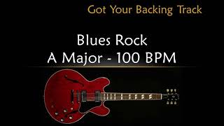 Backing Track - Blues Rock In A Major
