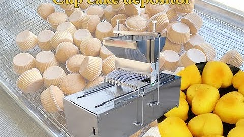 Cake Depositor/Filling Machine Manufacturer | Cupcake Making Machine