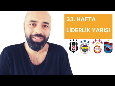 Ligde 33. Hafta Liderlik Yarışı