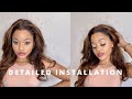 DETAILED LACE FRONT INSTALLATION FT ALI GRACE HAIR