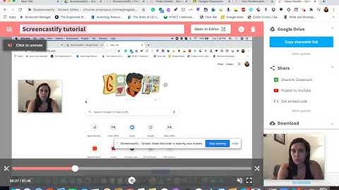 How to Upload from Screencastify to Google Classroom