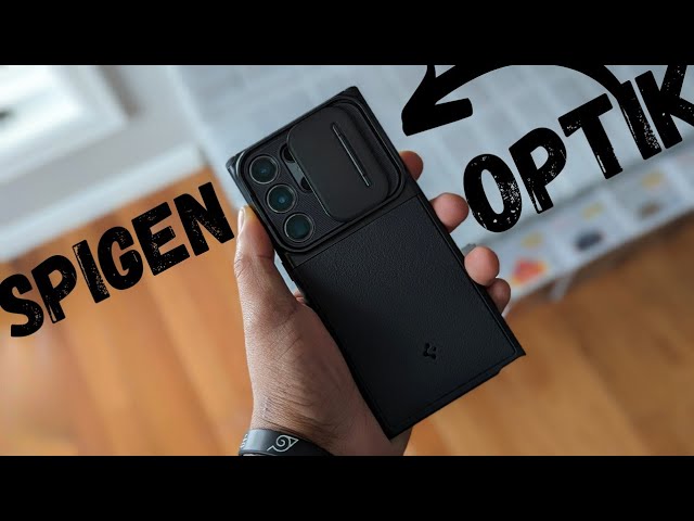 Schutzhülle für Galaxy S24, Spigen Optik Armor, Grün