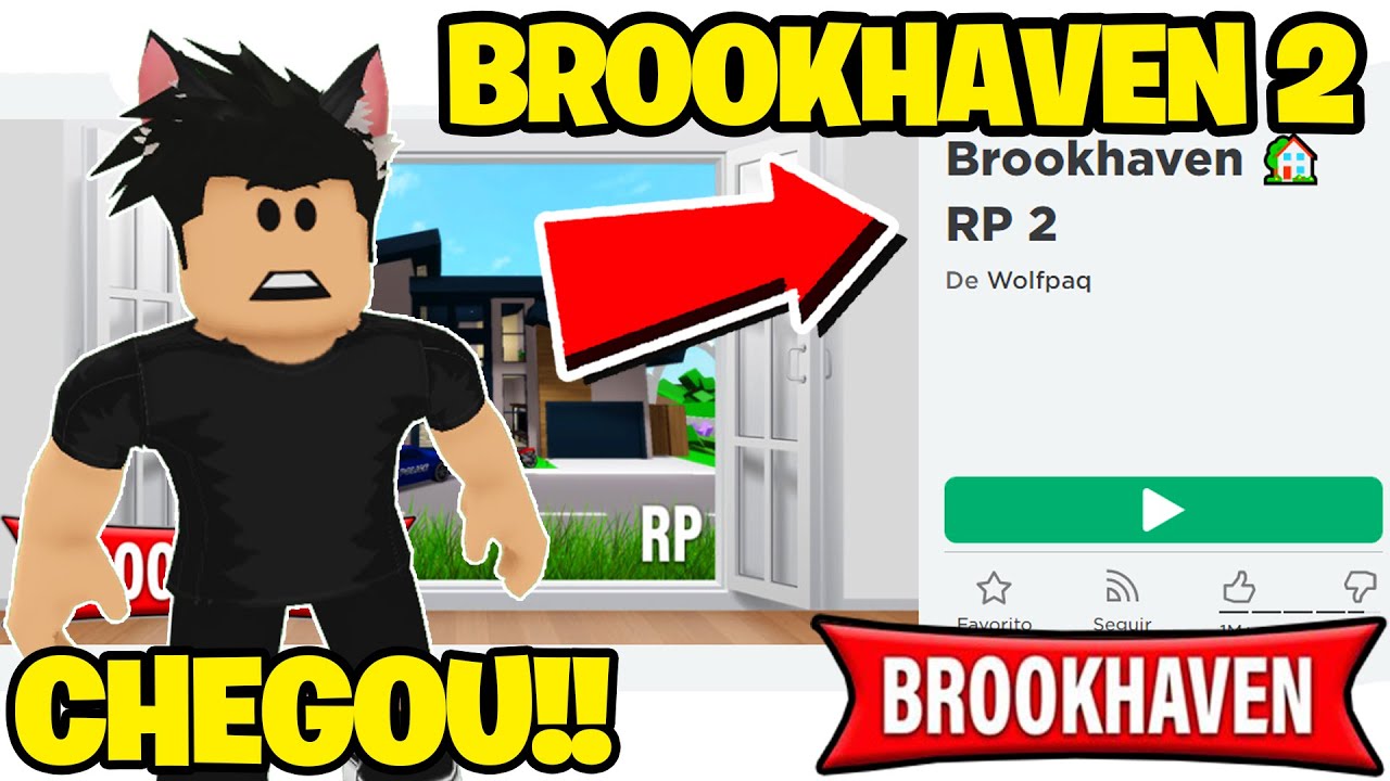 LANÇOU O NOVO BROOKHAVEN 2!!COMO JOGAR! (ROBLOX) 