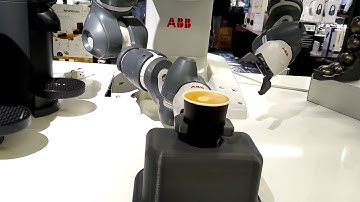 This robot can make you coffee - ABB Robotics - Nespresso coffe machine
