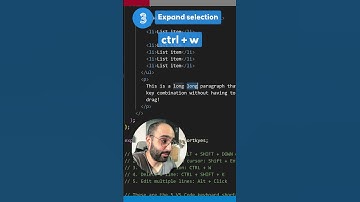 VSCode | The 5 Must Know Shortcuts #programming #webdevelopment #frontend