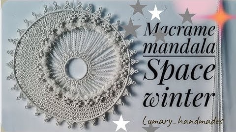 DIY| macrame wall hanging | ring | mandala |tutorial