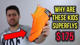 ARE $175 KIDS CLEATS WORTH IT? - JR Nike Mercurial Superfly 6 Elite - Review
