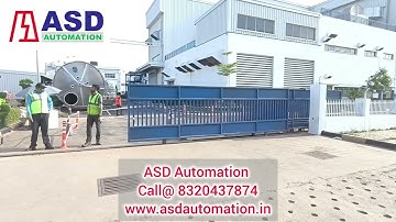 Motorized Telescopic Sliding Gate | Space-Saving Industrial Gate Automation by @ASD_Automation