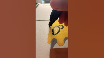 Drawing Spongebob in 4 styles PART 2! #drip effect! {What part is next?!} #posca #satisfying #art