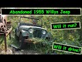 I Abandoned this 1955 Willys Jeep CJ5 years ago, will it run and drive?