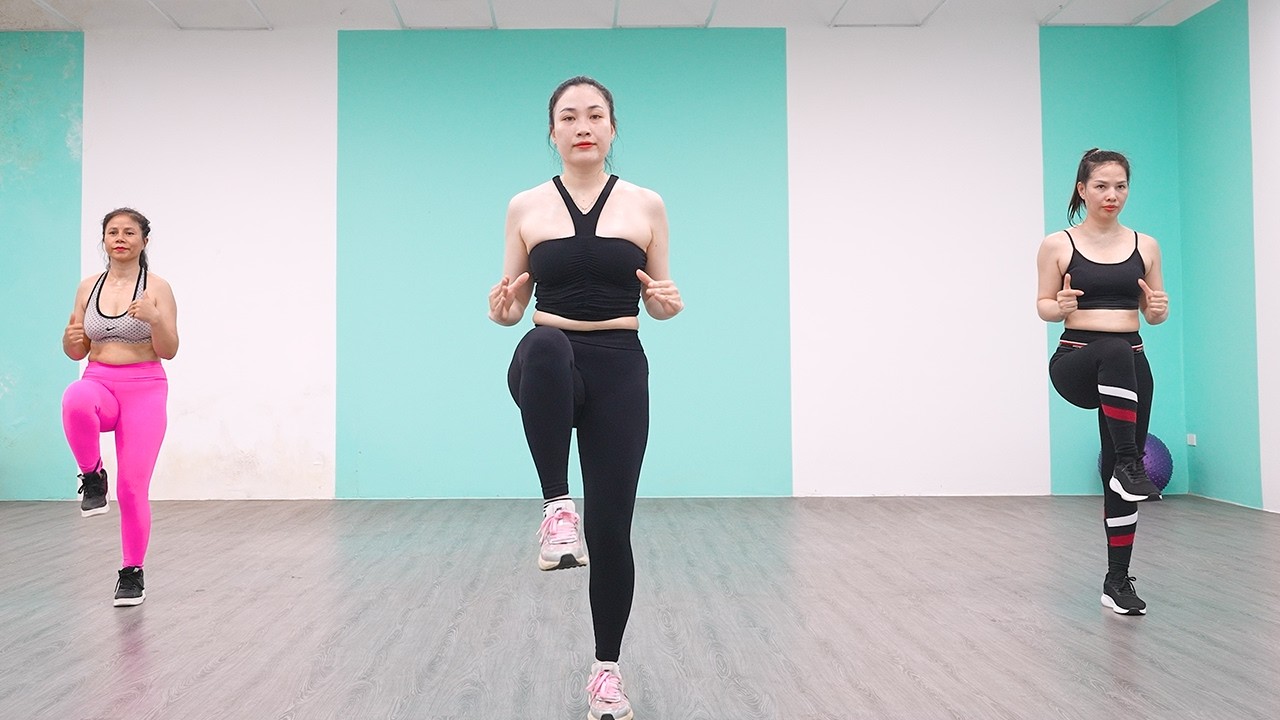 15-MIN LOSE BELLY FAT | Aerobic Dance Exercise To Lose Weight FAST ...