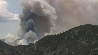 Grizzly Creek Fire near Glenwood Springs now 4,624 acres