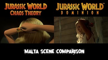 Malta Black Market SCENE COMPARISON | Jurassic World: Chaos Theory S3 vs Dominion