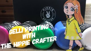 Gel Printing with The Hippie Crafter