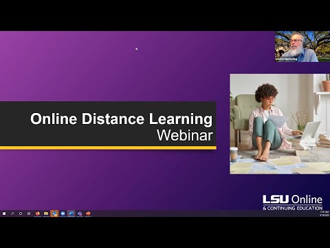 Online Distance Learning - LSU Online Webinar