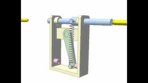 Spring toggle mechanism 10