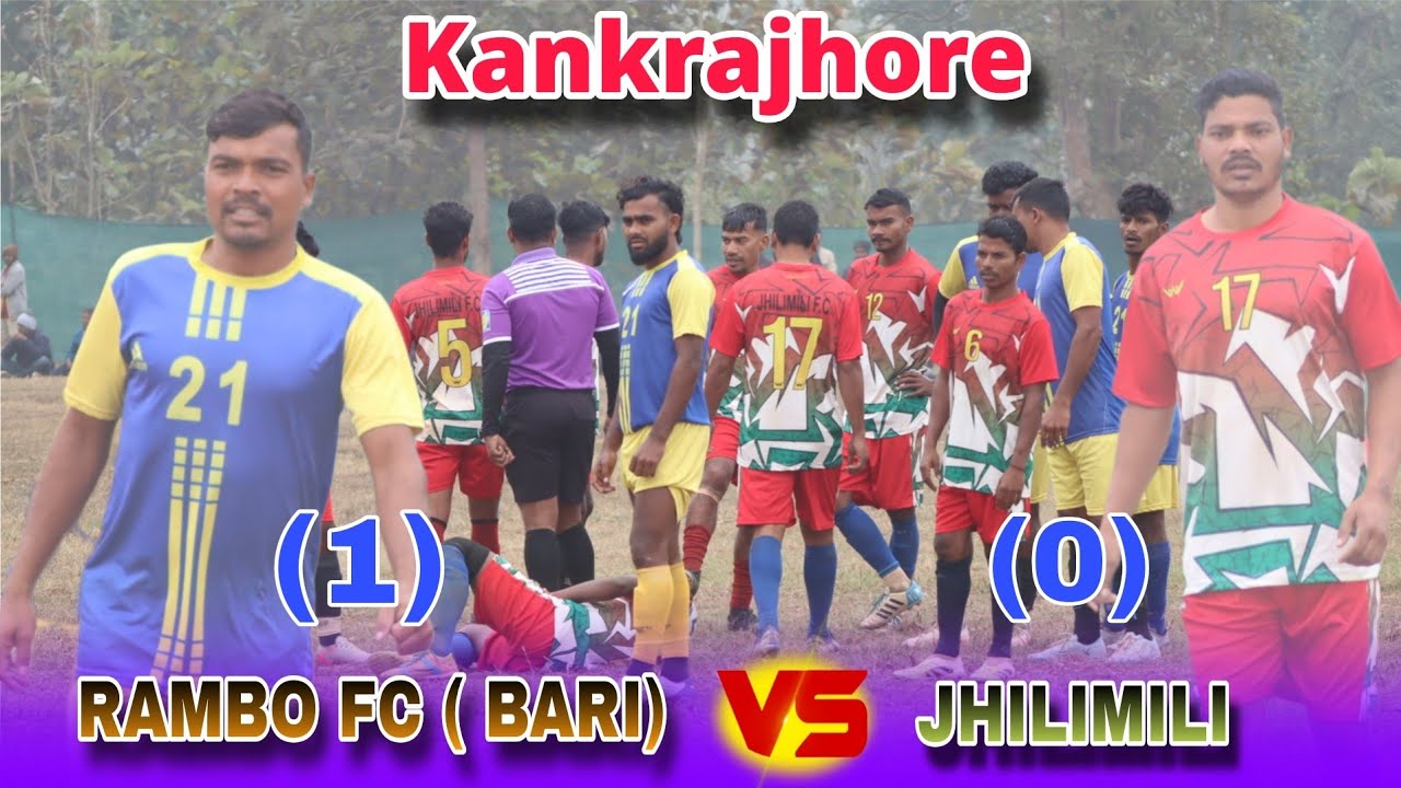 Kankrajhore Football Khela 2025 | Rambo Fc ( Bari ) 🆚 Jhilimili Fc 1st Round | Kankrajhore Football 