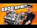 I bought an 800 horsepower nascar racing engine for my 1955 chevy