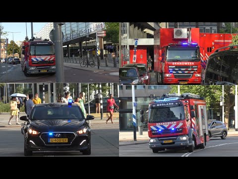 [Grip1!] Hulpdiensten met spoed onderweg naar Rotterdam Centraal voor tunnelstoring op hete zomerdag