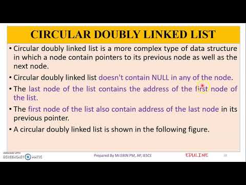 DS - MODULE 3 - TOPIC 9 - CIRCULAR LINKED LIST