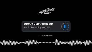 Meekz - Mention Me (Lyric Visualizer)