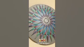 #art #stringart #drawing #stringarts #artandcraft #satisfying #stringartist #artist #creativestrings