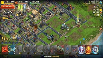 Dominations World War Level 227 Atomic Age vs Level 241 Atomic Age