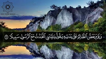 ما تيسر من سورة الفرقان بصوت القارئ ادريس ابكر HD