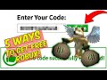 *NEW* 5 WAYS TO GET FREE ROBUX RIGHT NOW! [NEW PROMO CODE ...