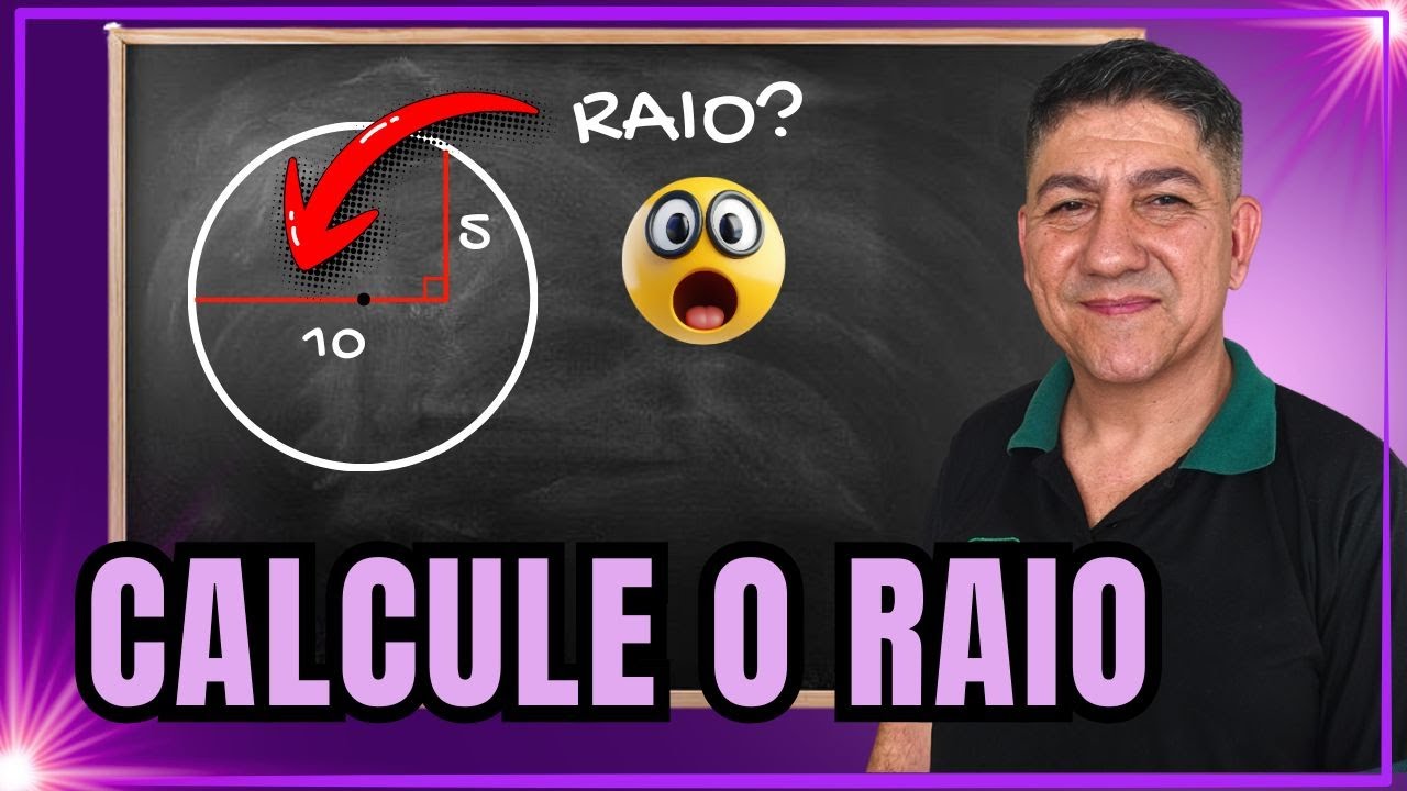 Questão de Geometria que Muitos Erram 😊 2 Formas de Calcular o Raio de uma Circunferência!