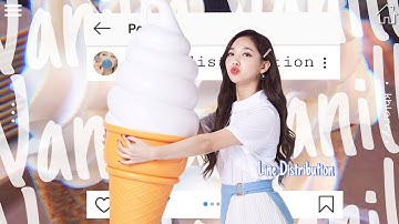 How Would TWICE Sing "VANILLA" (by LIGHTSUM) - Line Distribution