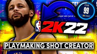 BEST STEPH CURRY BUILD NBA 2K22! | GREATEST PLAYMAKING SHOT CREATOR BUILD 2K22 NEXT GEN!