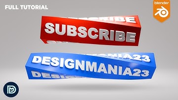 Stunning Kinetic Typography Animation in Blender! Full Tutorial!
