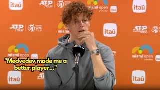 Jannik Sinner's press conference after reaching the final in Miami