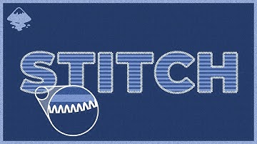 Create a Stitched Text Logo Effect in Inkscape