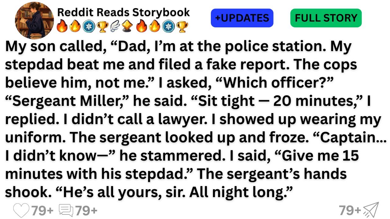 My son called, “Dad, I’m at the police station. My stepdad beat me and filed a fake report...