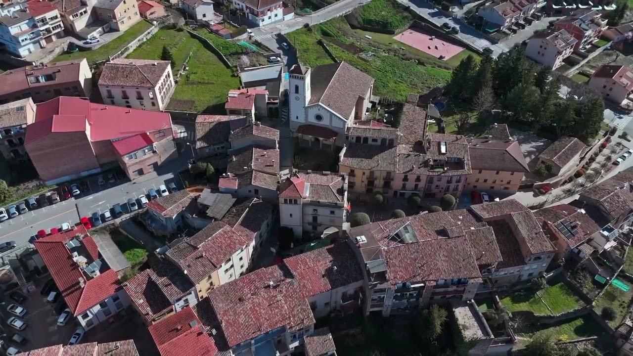 Sant Quirze de Besora drone flyover