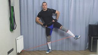 Отведение ноги с резиной: техника и нюансы