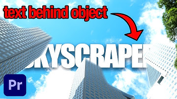 How To Add TEXT Behind Objects In Premiere Pro 2025 (Fast Tutorial)