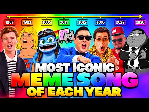 MOST ICONIC MEME SONG OF EACH YEAR! (1980 - 2026)