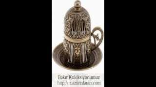 Bakır Kahve Takımı - Bakır Fincan - Bakir