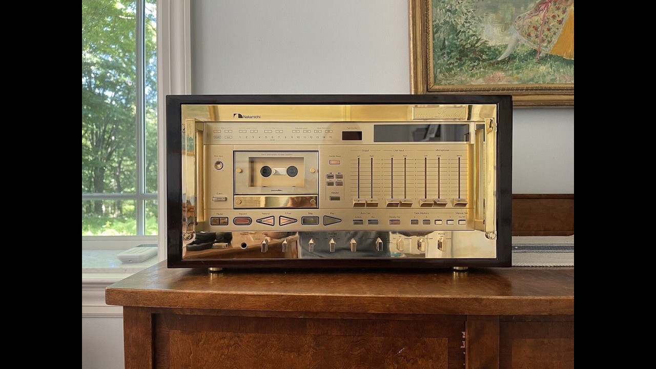 24K Gold Nakamichi 1000ZXL Diagnostic #1 | Adam Electronics - YouTube